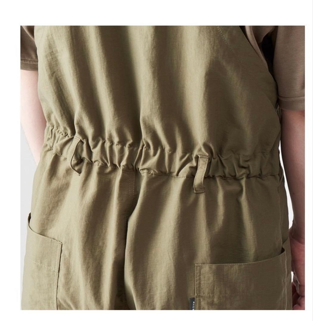 AXESQUIN ELEMENTS タッサーナイロンのオーバーオール（三）