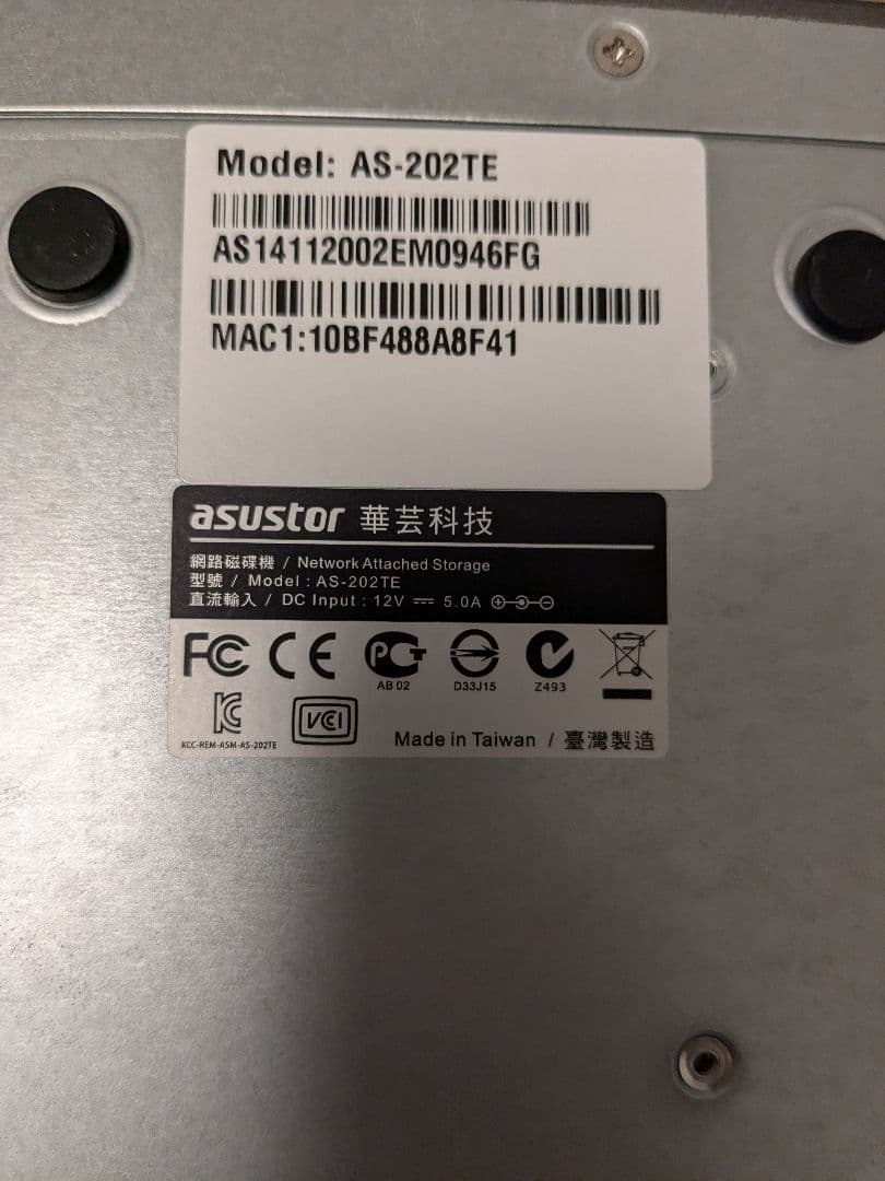 i*1様 ASUSTOR AS5404T 64GB RAM NAS 2+12TB