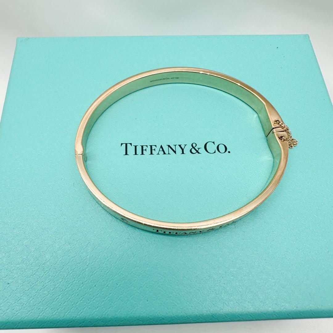 ティファニー TIFFANY&Co. 2P ダイヤ バングル ゴールド K18