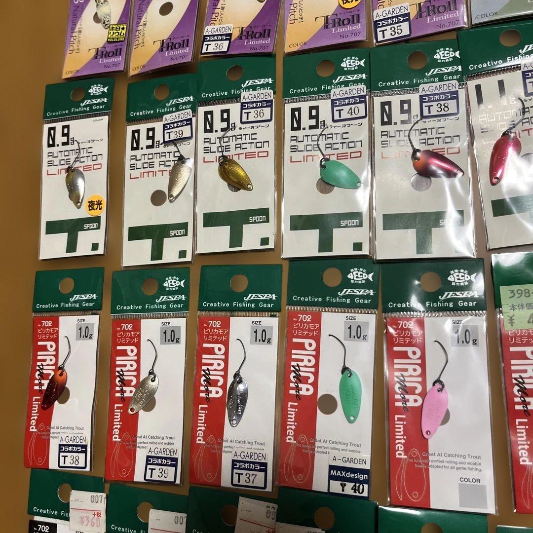 早い者勝ち！　新品　ヤリエ　トラウト　エリア用　スプーン75個セット