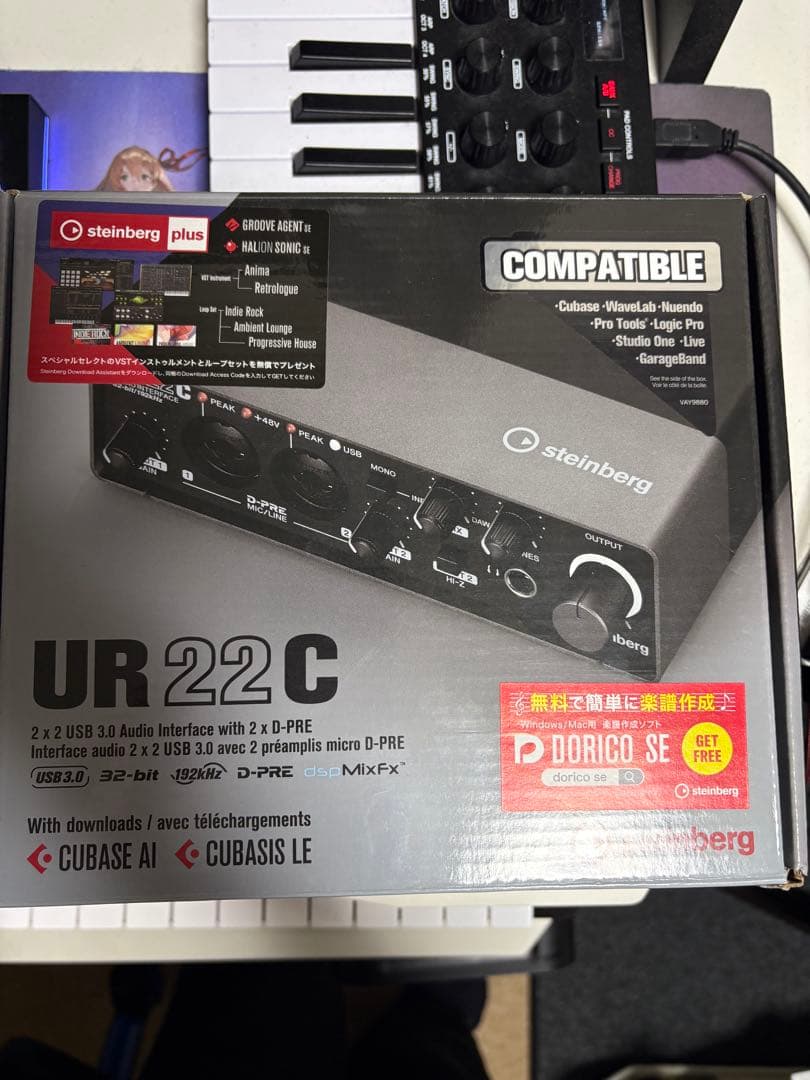 Steinberg UR 22 C USBオーディオインターフェイス