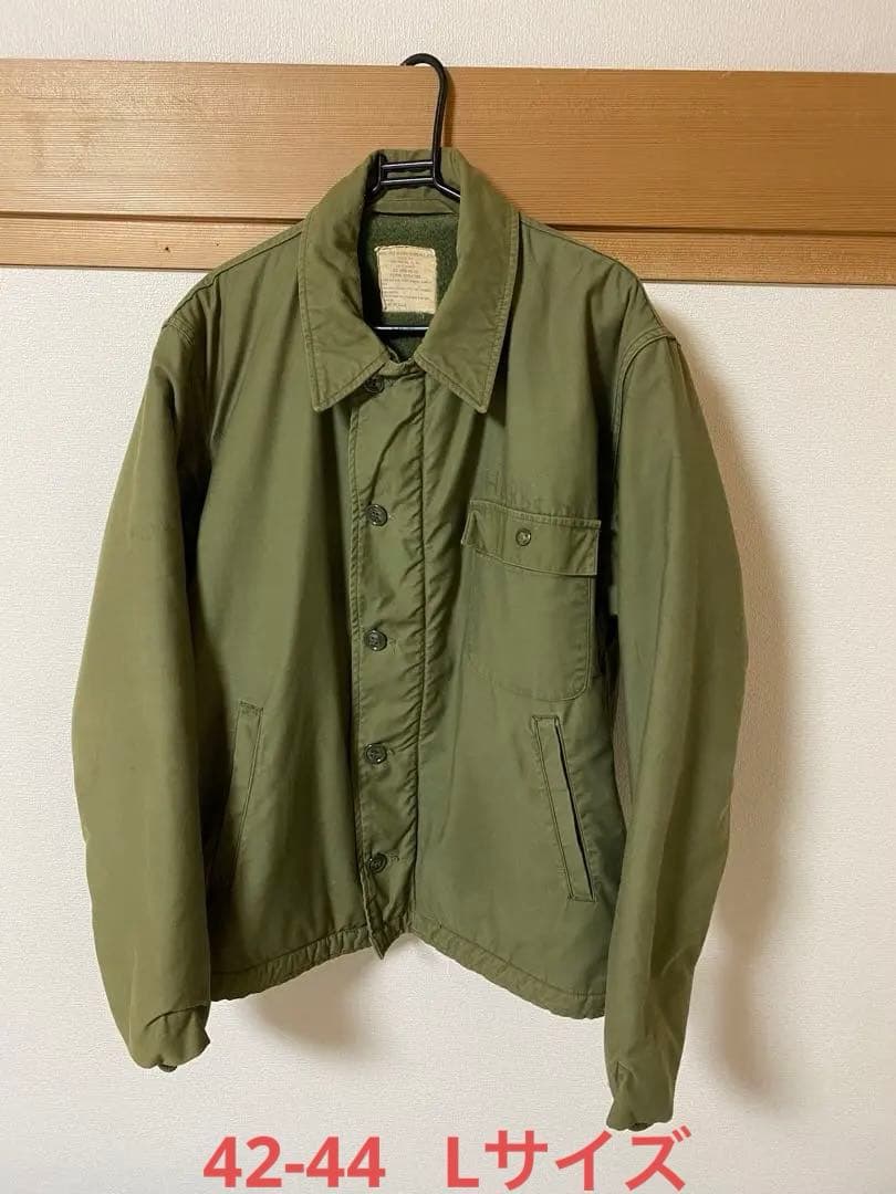 vintage US NAVY A-2ミリタリージャケット 74s Lサイズ