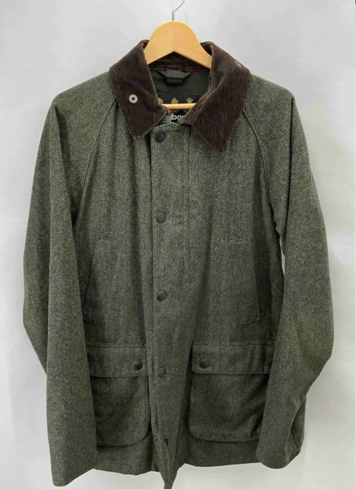 Barbour BEDALE SL ビデイル ウール ヘリンボーン