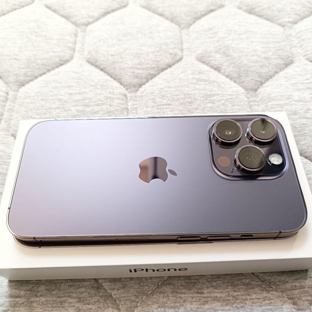 Apple iPhone14pro 256GB simフリー ディープパープル