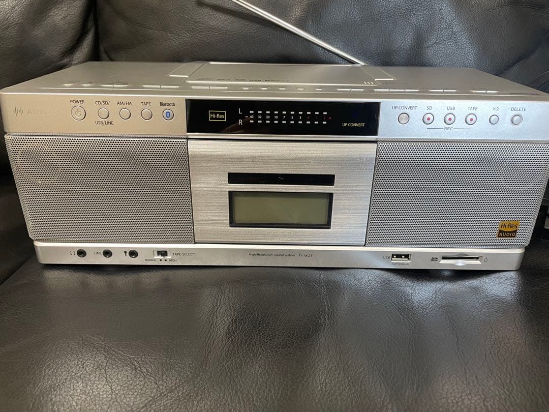 東芝 TY-AK21ハイレゾ対応CDラジカセ AUREX(オーレックス)