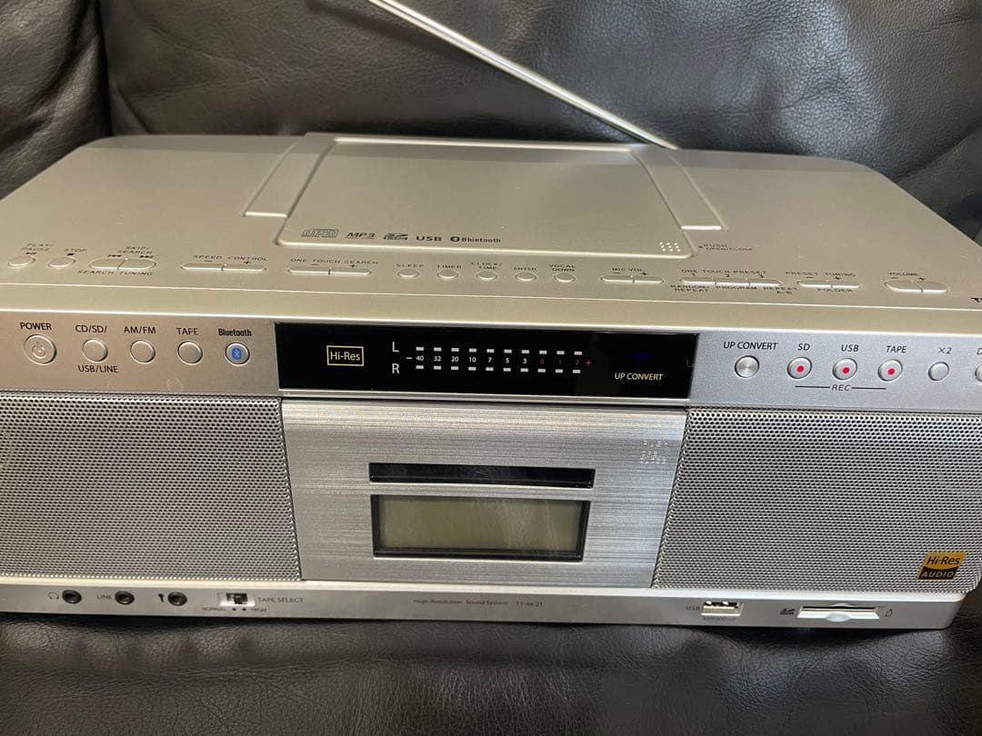東芝 TY-AK21ハイレゾ対応CDラジカセ AUREX(オーレックス)