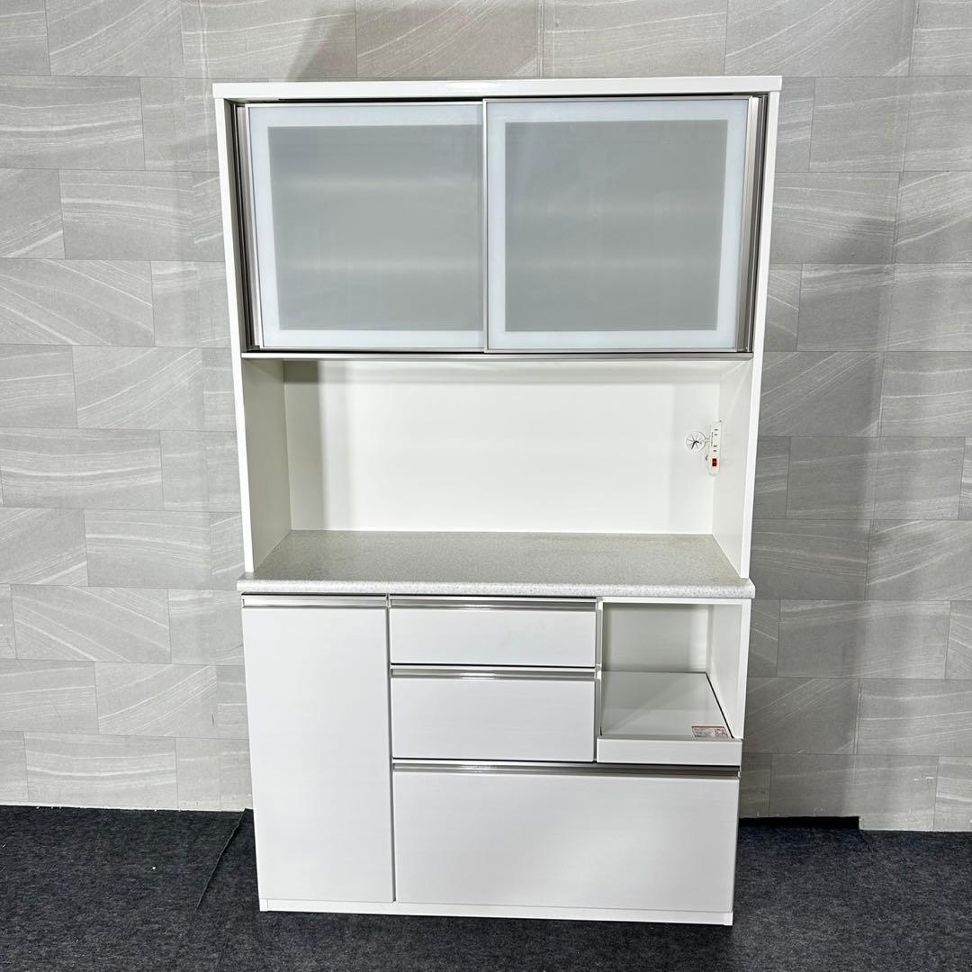 ニトリ 食器棚 アルミナ2 キッチンボード 幅120cm おしゃれ d5041