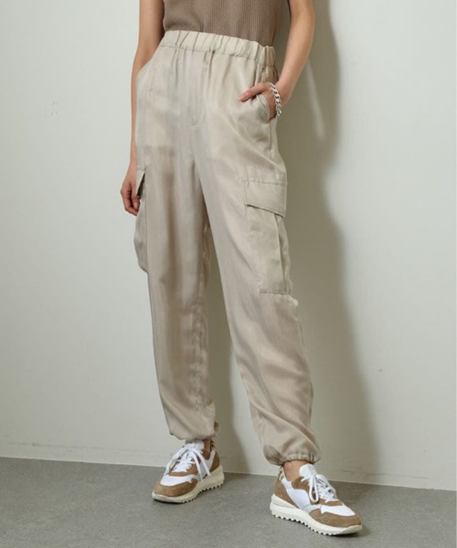 ウィムガゼットMarisolコラボキュプラフィブリルカーゴパンツ