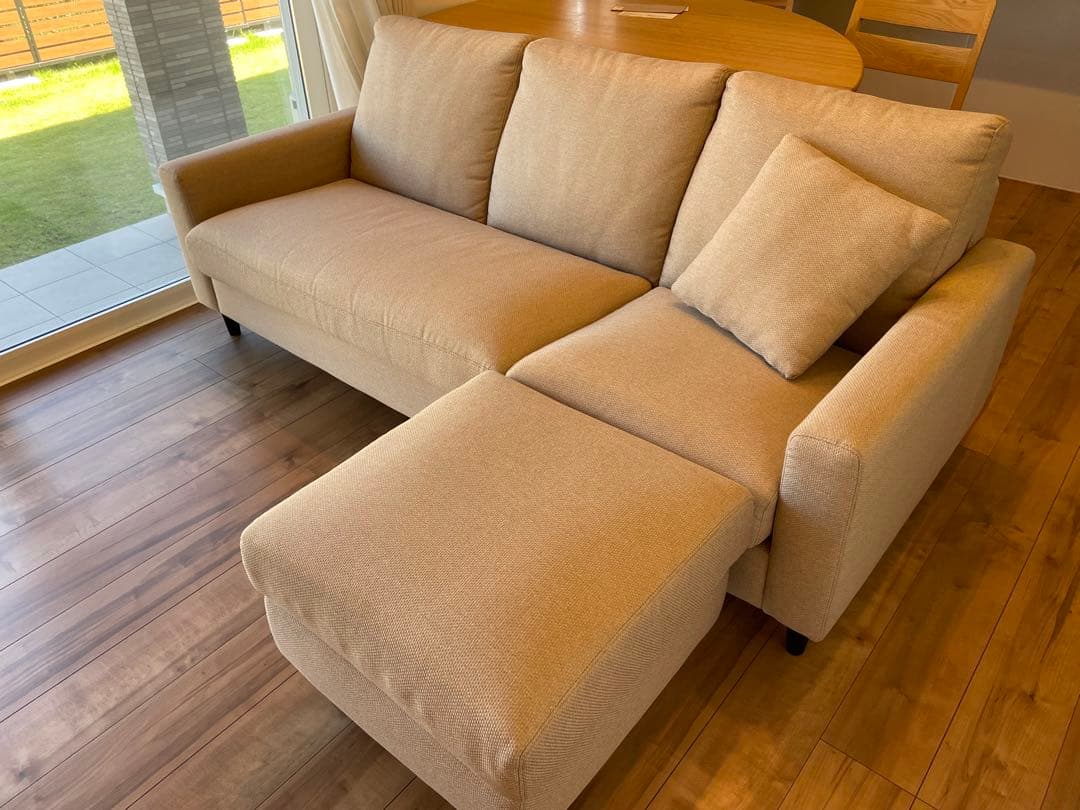 カウチソファ　3人掛け　ニトリ