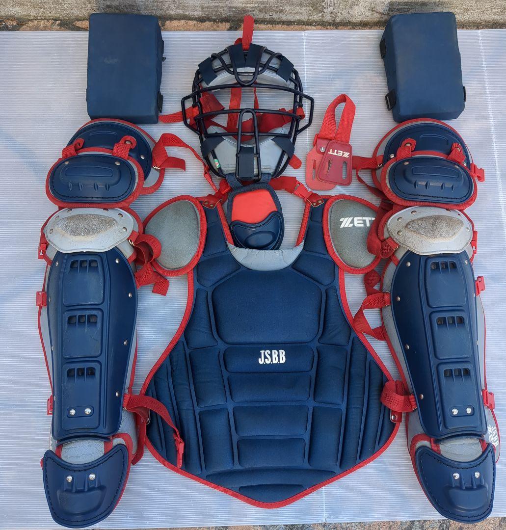 ✋ZETT✌激渋❗❗ 古田モデル✊キャッチャー防具セット✨ 一般軟式用⚡