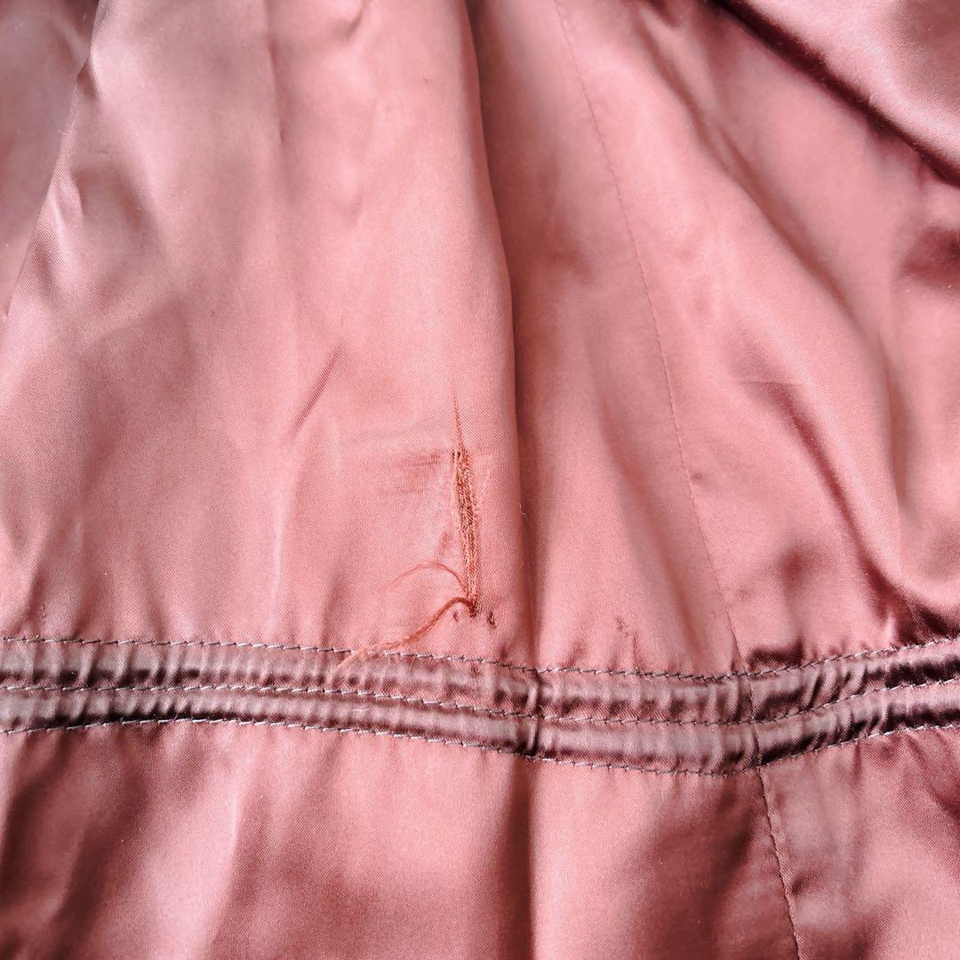 希少✨デミバフミンク　ラムレザー　ロングコート　リアルファー　マキシ丈　ベルト