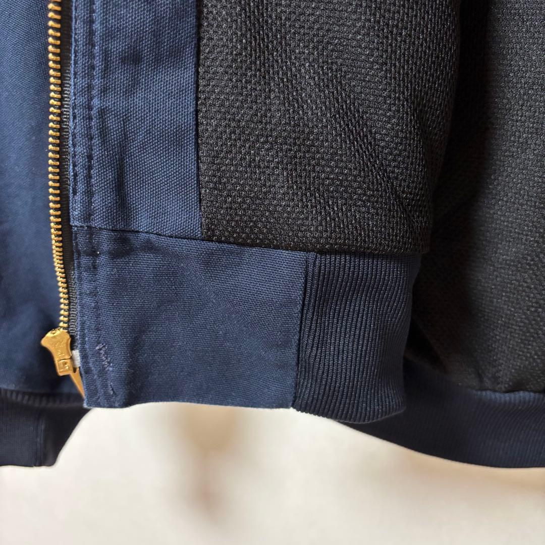 美品 USA製 カーハート アクティブ ジャケット パーカー M ネイビー 紺