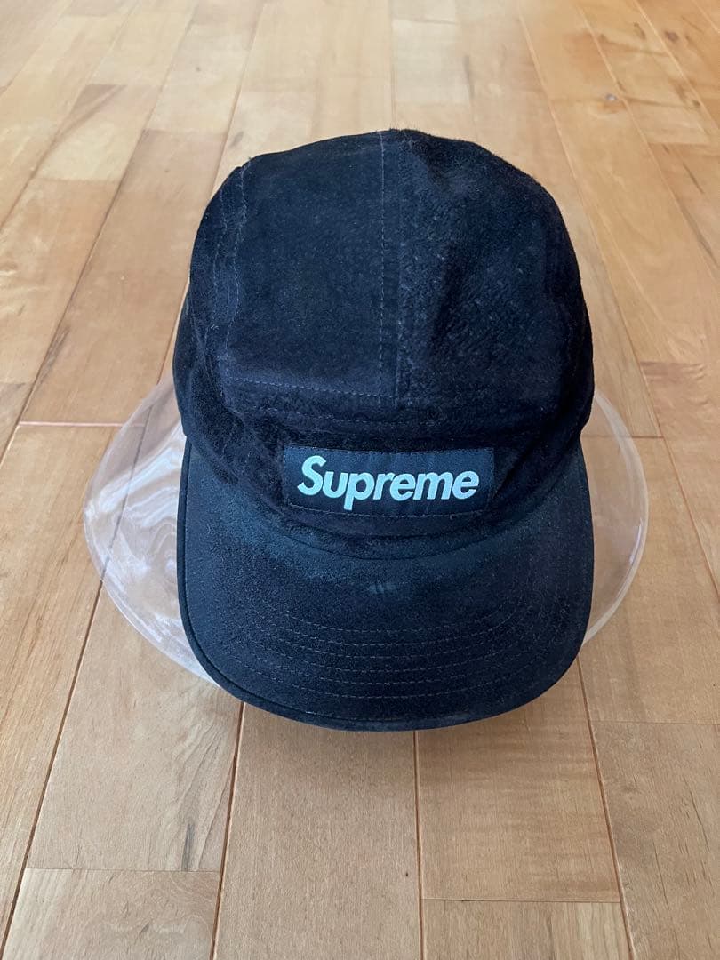 USA製 Supreme シュプリーム ピッグスキン ジェットキャップ黒