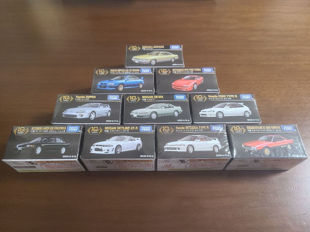 トミカプレミアム10周年記念　10台セット