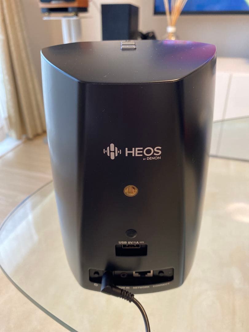 DENON ワイヤレススピーカーHEOS 1 Wi-Fi 高音質 別売付属 美品