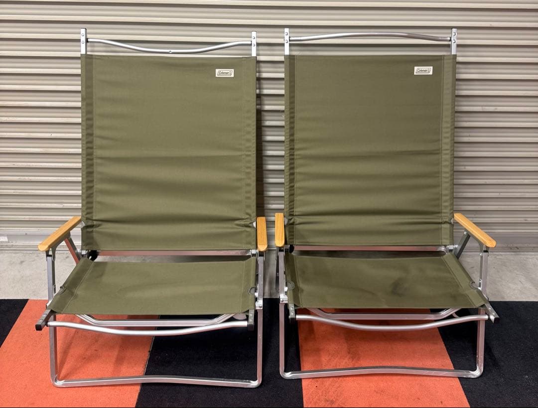 Coleman（コールマン）フォールディングチェアワイド 4セット