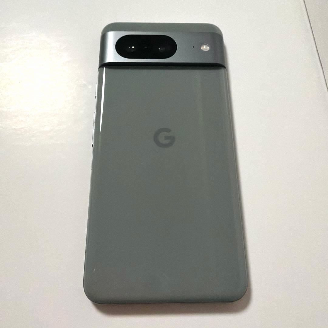 GooglePixel8 128GB ケース付 グレー Hazel SIMフリー