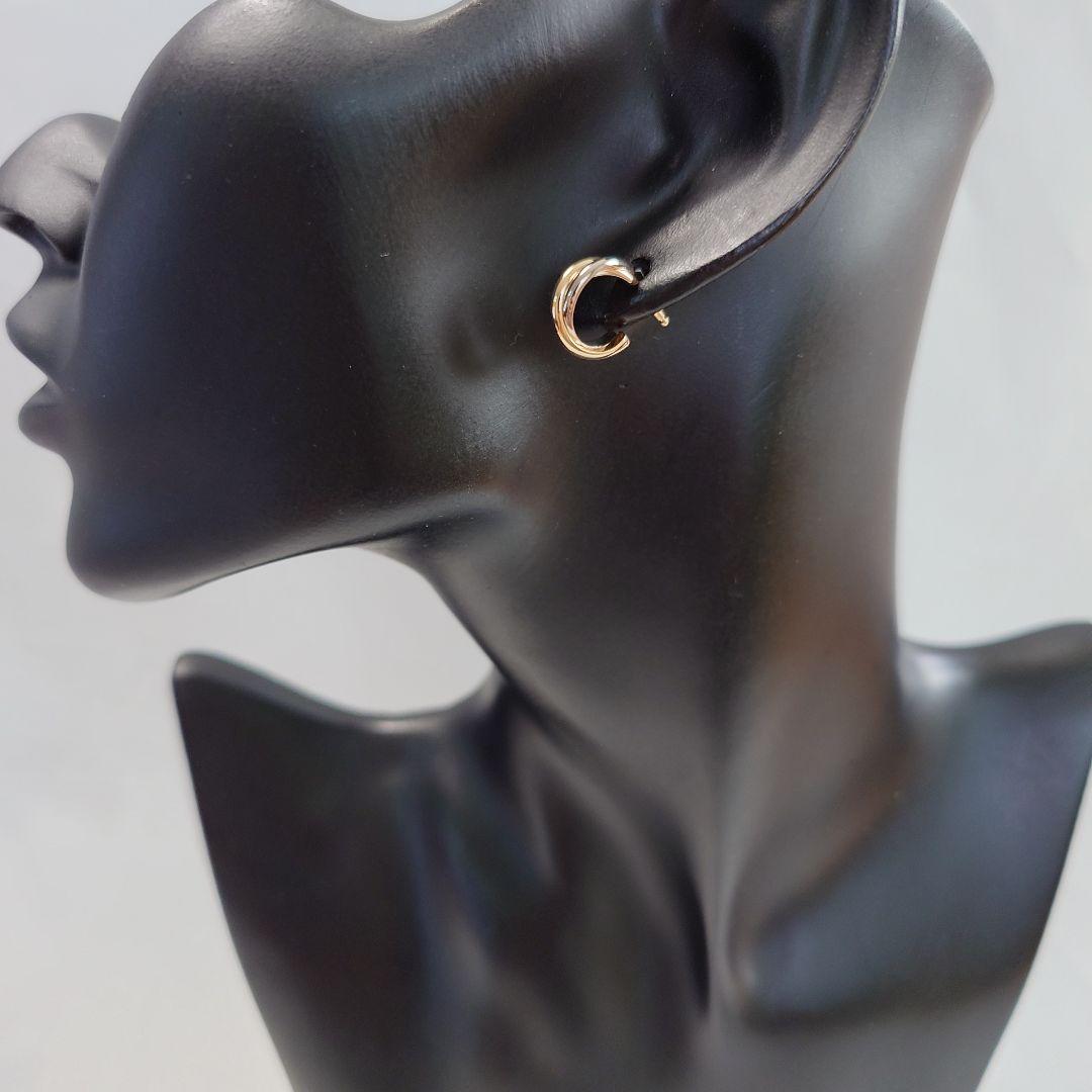 【磨き済】カルティエ トリニティ フープ ピアス 片耳用 6722