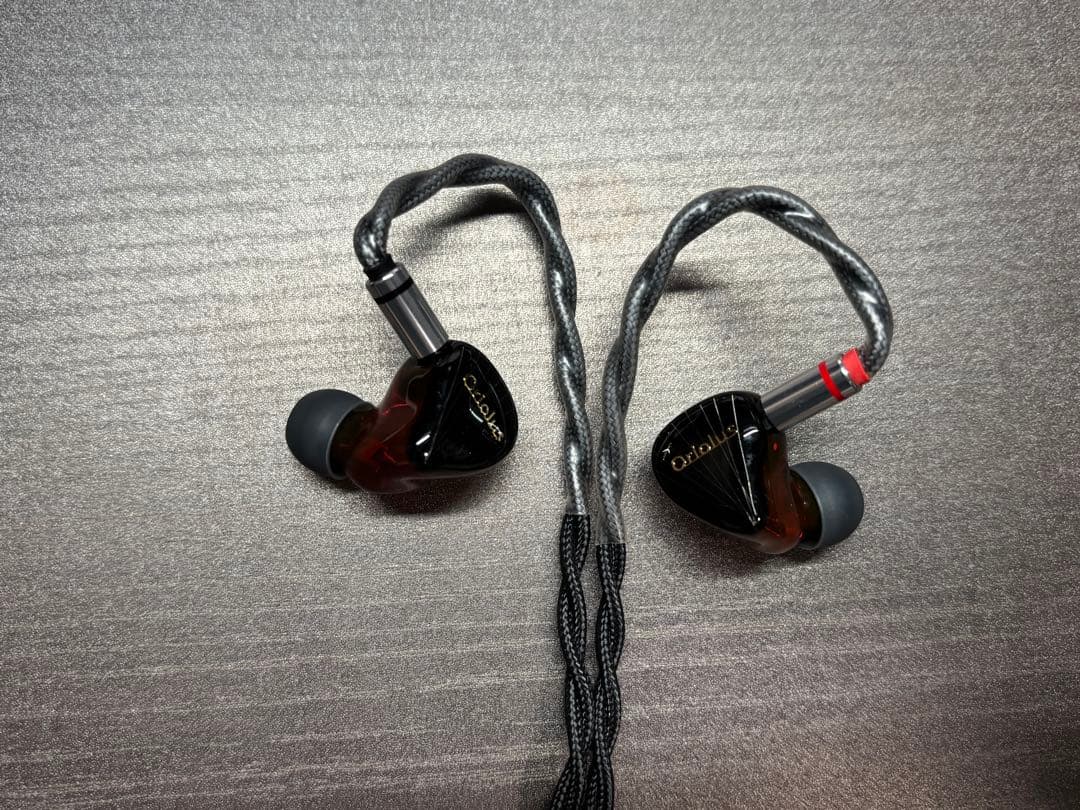 イヤホン Oriolus Traillii JP Black and Red