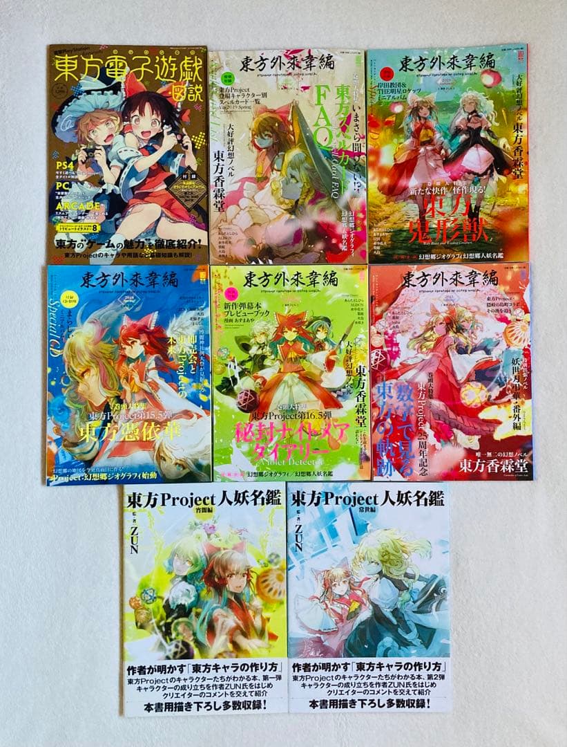 東方外來韋編 東方電子遊戯 人妖名鑑/東方Project まとめ売り