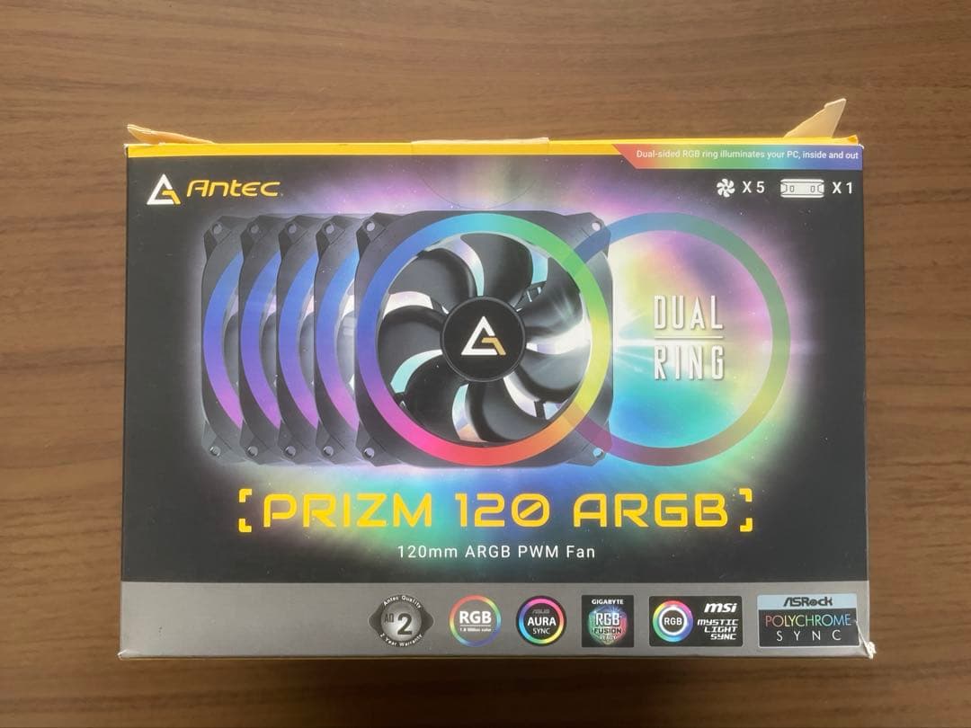 Antec prizm 120 ARGB ケースファン