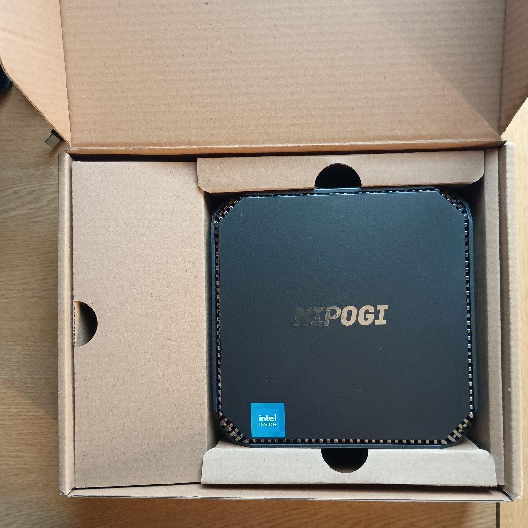 NIPOGI ミニPC Intel N100 8GB/256GB