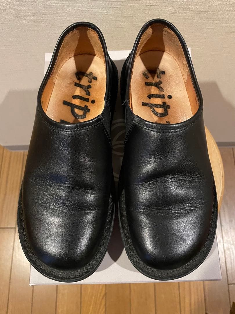 トリッペン 35 yen スリッポン レザーシューズ レザー ブラック