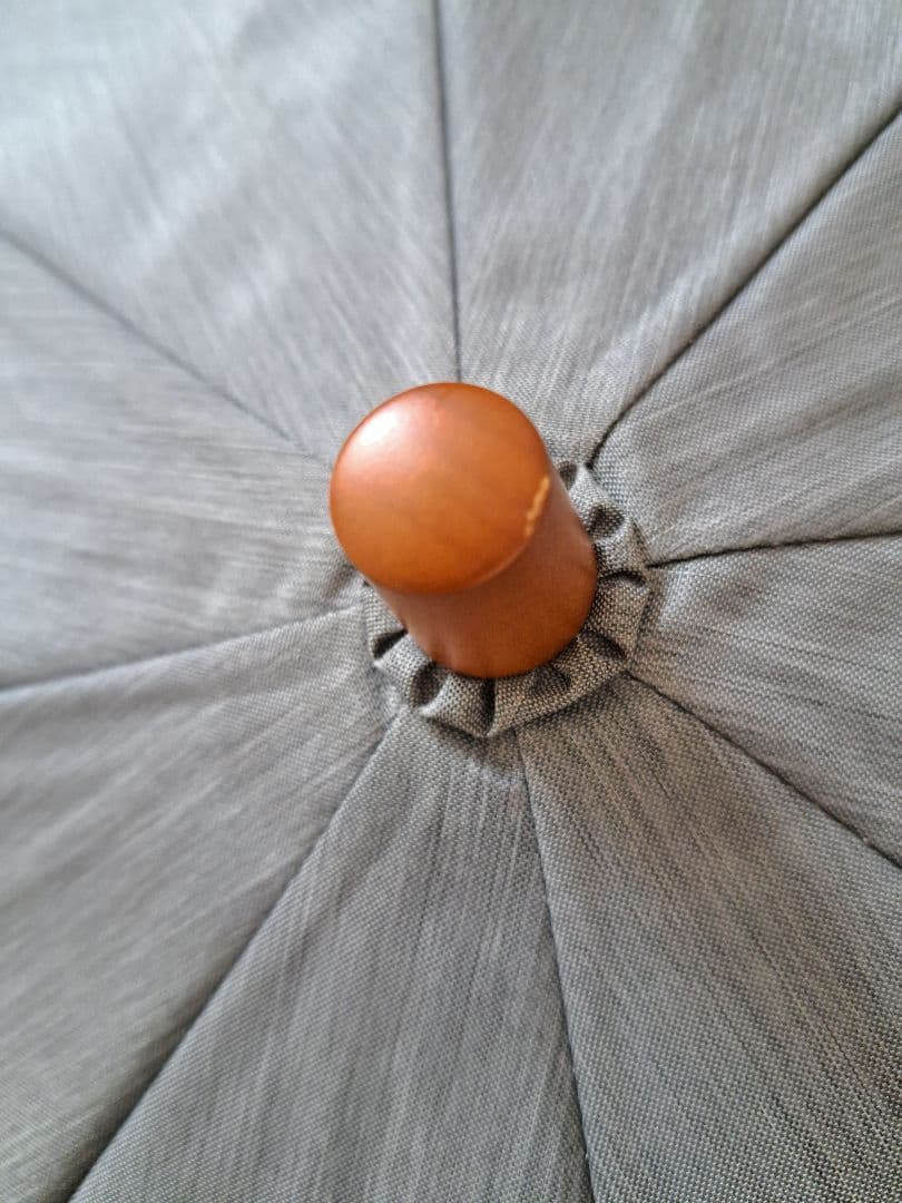 サンバリア100　 フロストグレー　2段折　日傘　美品