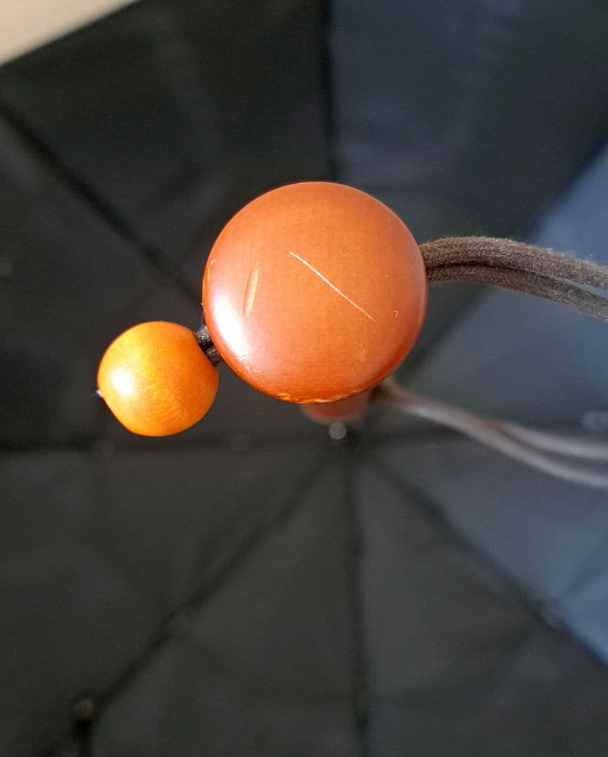 サンバリア100　 フロストグレー　2段折　日傘　美品