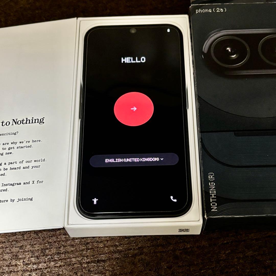 Nothing Phone 2a 128G SIMフリー ブラック 美品