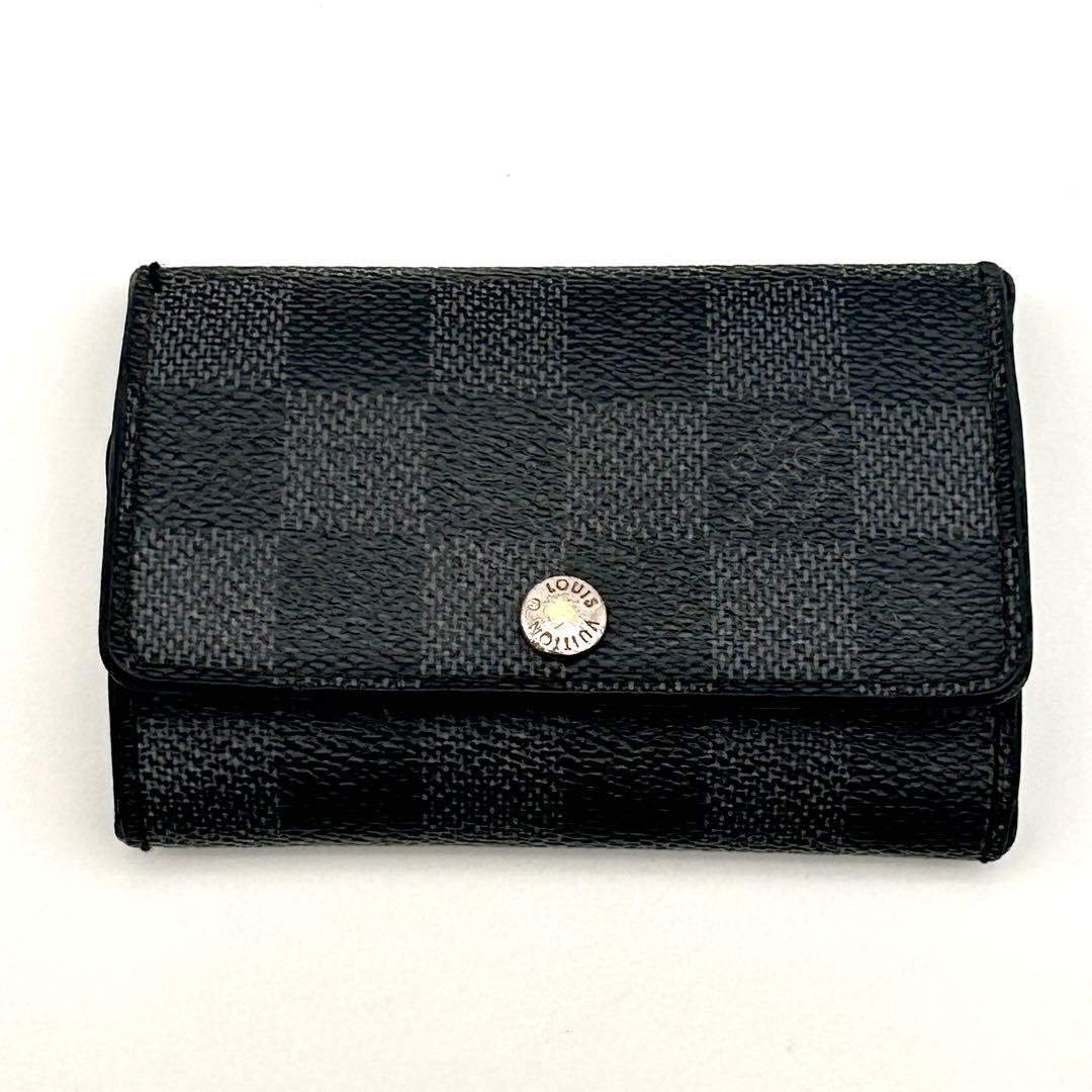 Louis Vuitton ダミエ キーケース 6連 ブラック ミュルティクレ6