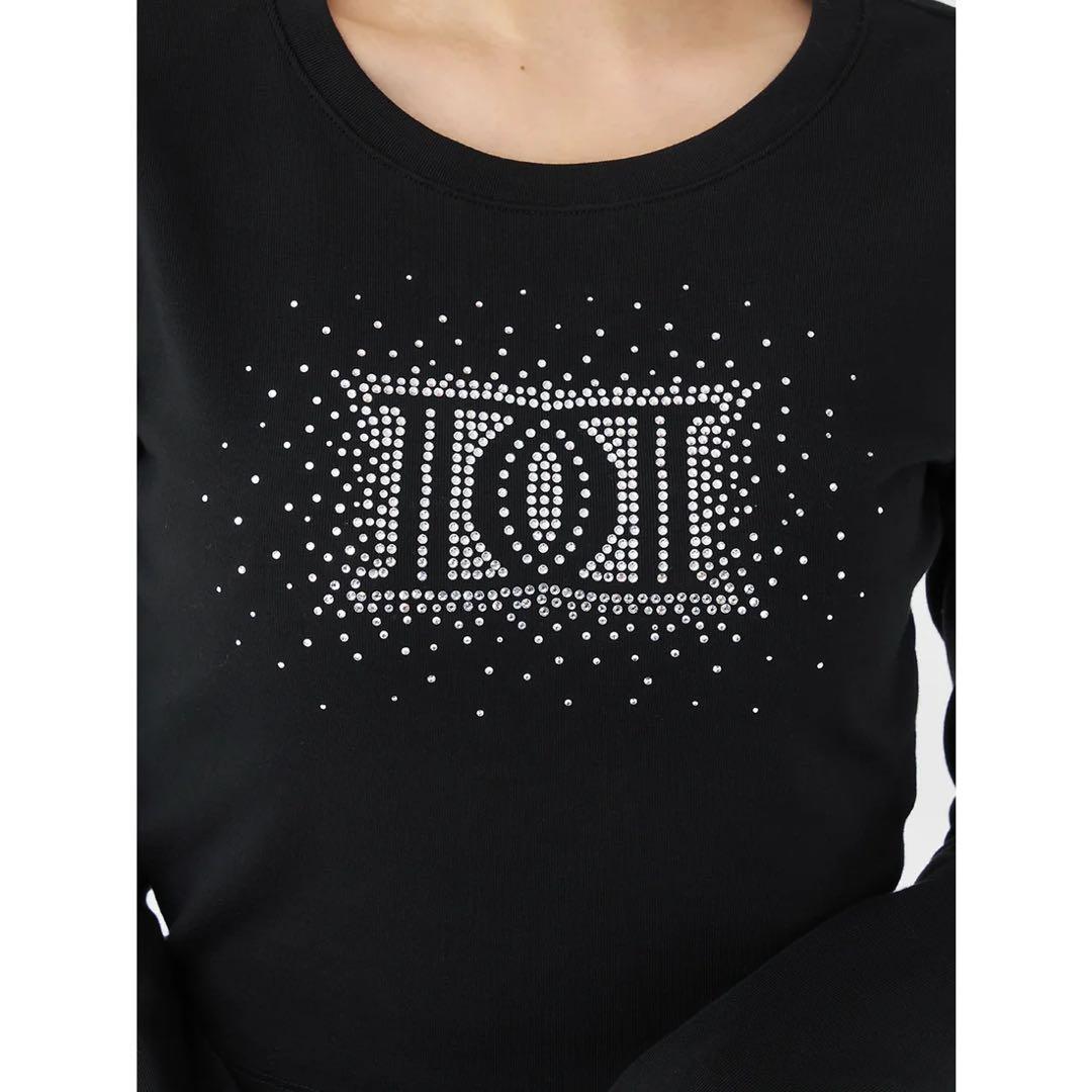 新品タグ付き ダーリッチ シャイニーDDロゴコンパクトロングTシャツ グレー