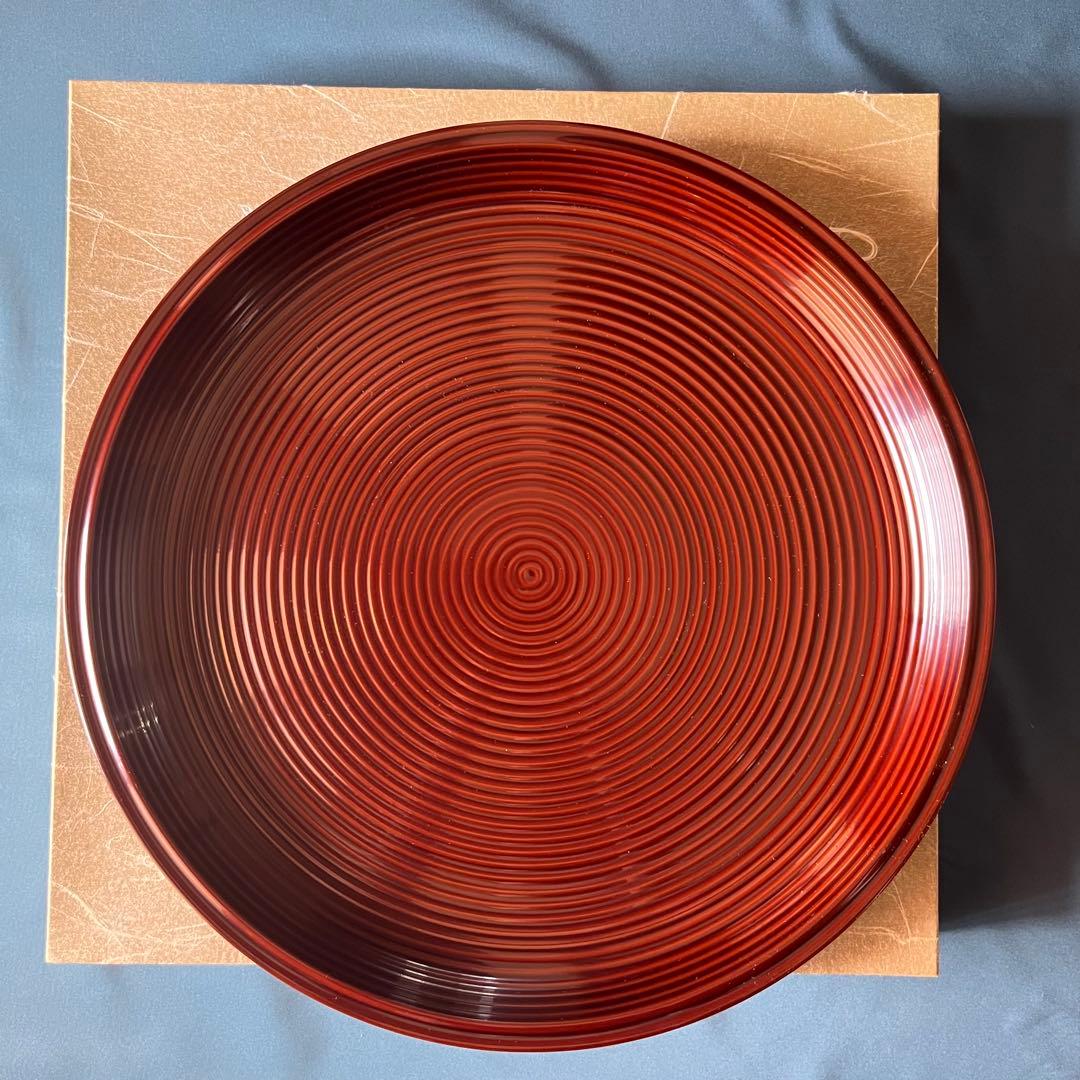 【美品】茶道具　乱れ盆　表千家　茶道　盆　アンティーク　伝統工芸　漆芸　塗り盆