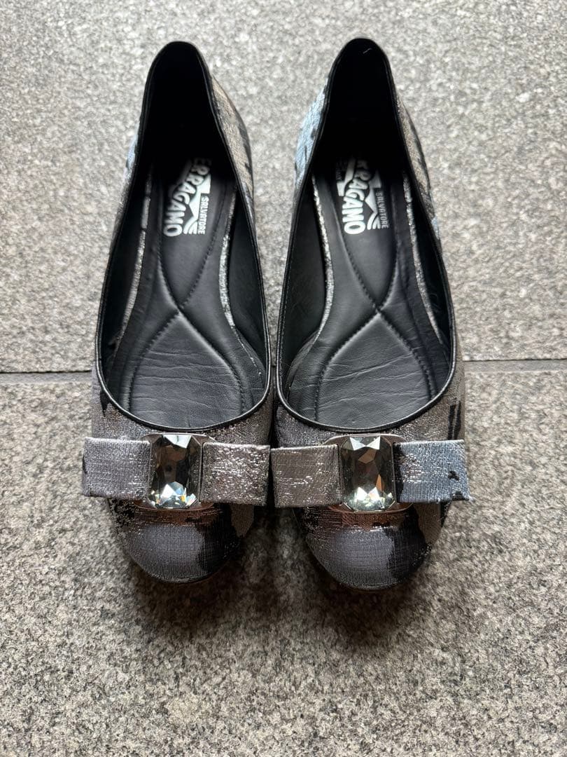 フェラガモ フラットシューズ 6D 美品