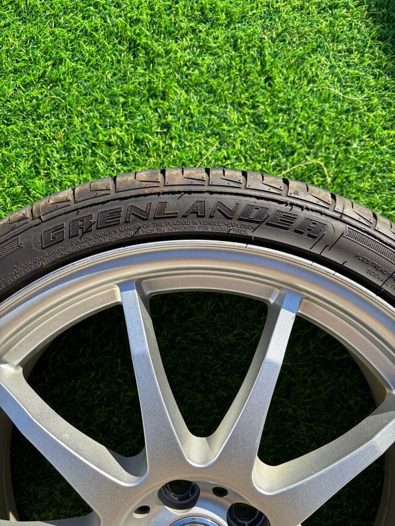 ①プリウス18インチ7J ＋50・215/40R18タイヤ・ホイールセット 1本