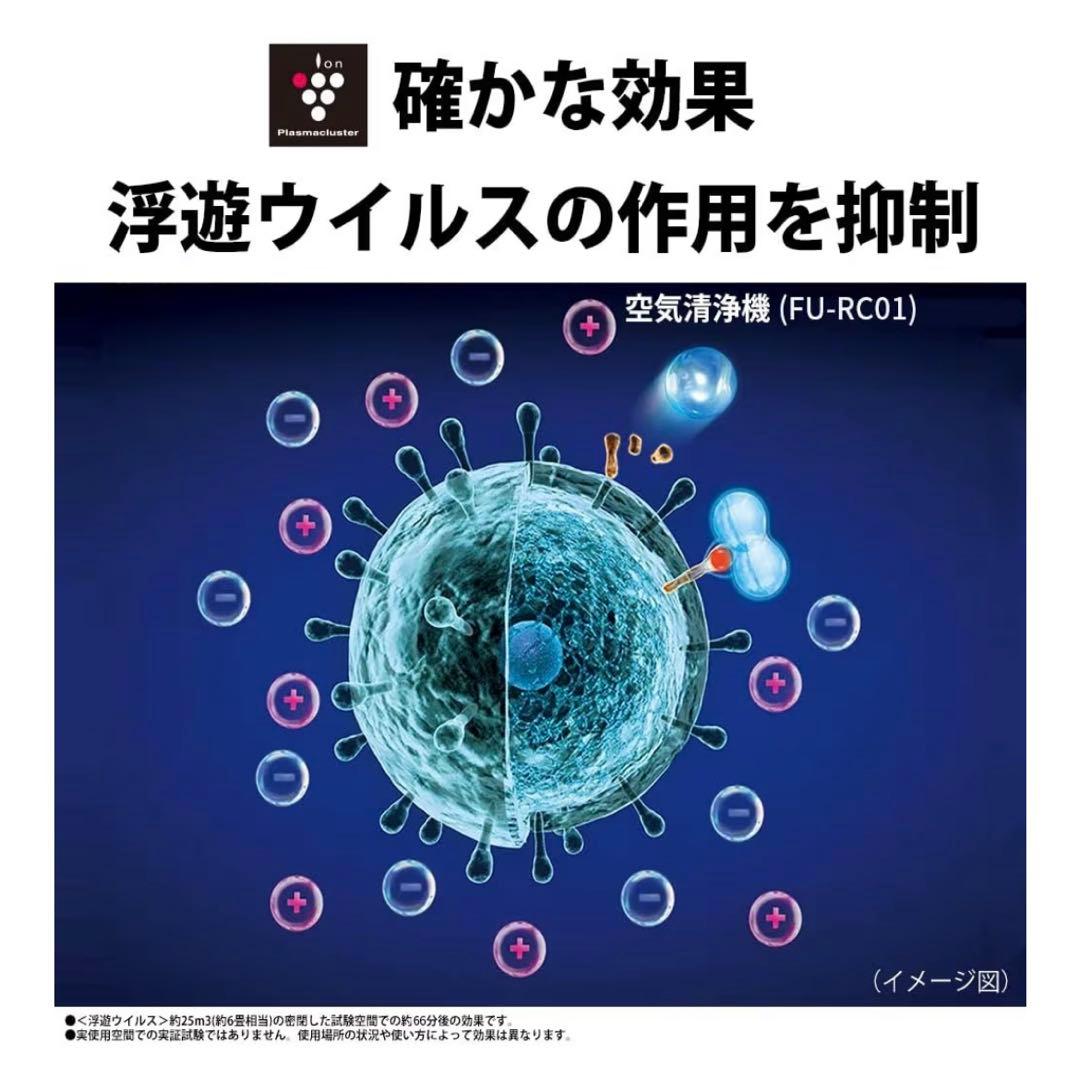 SHARP FU-RC01-W 空気清浄機 ホワイト