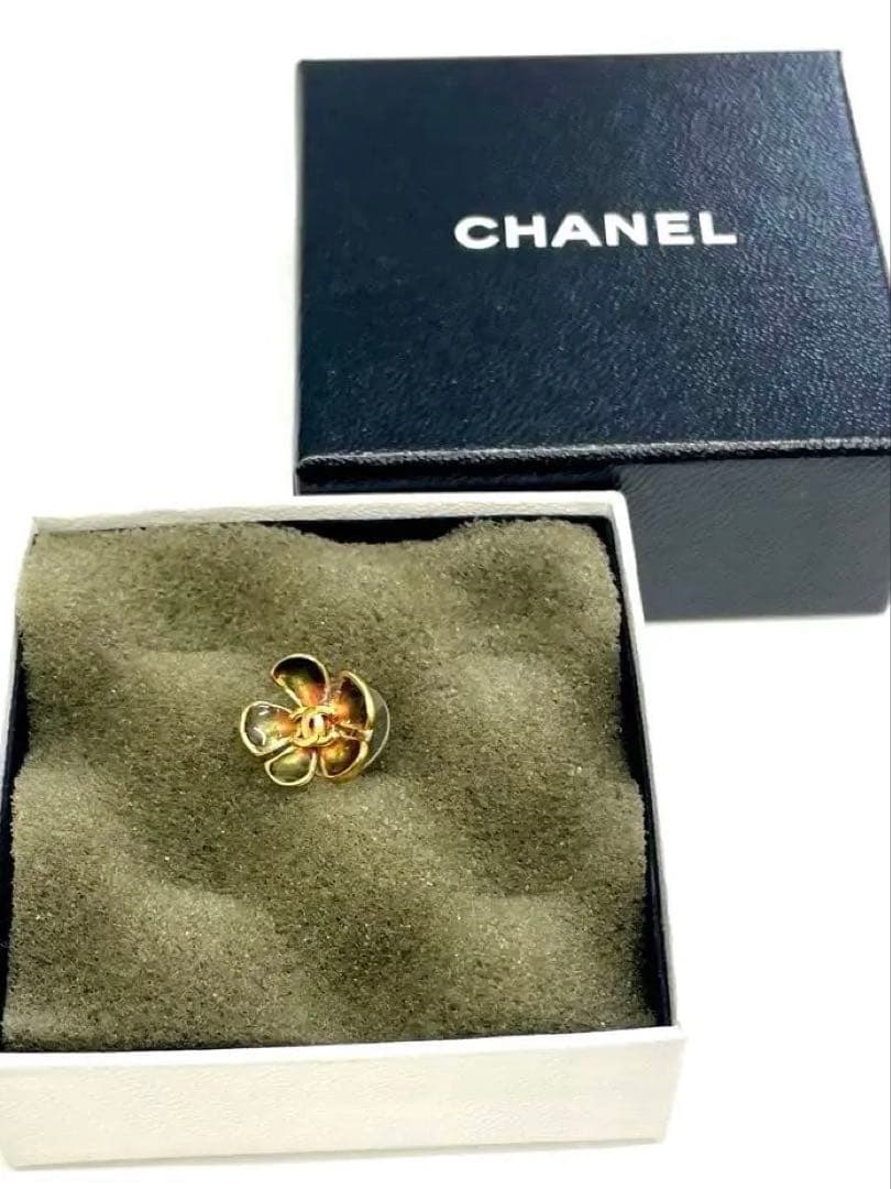 正規品CHANELフラワーピアス片方