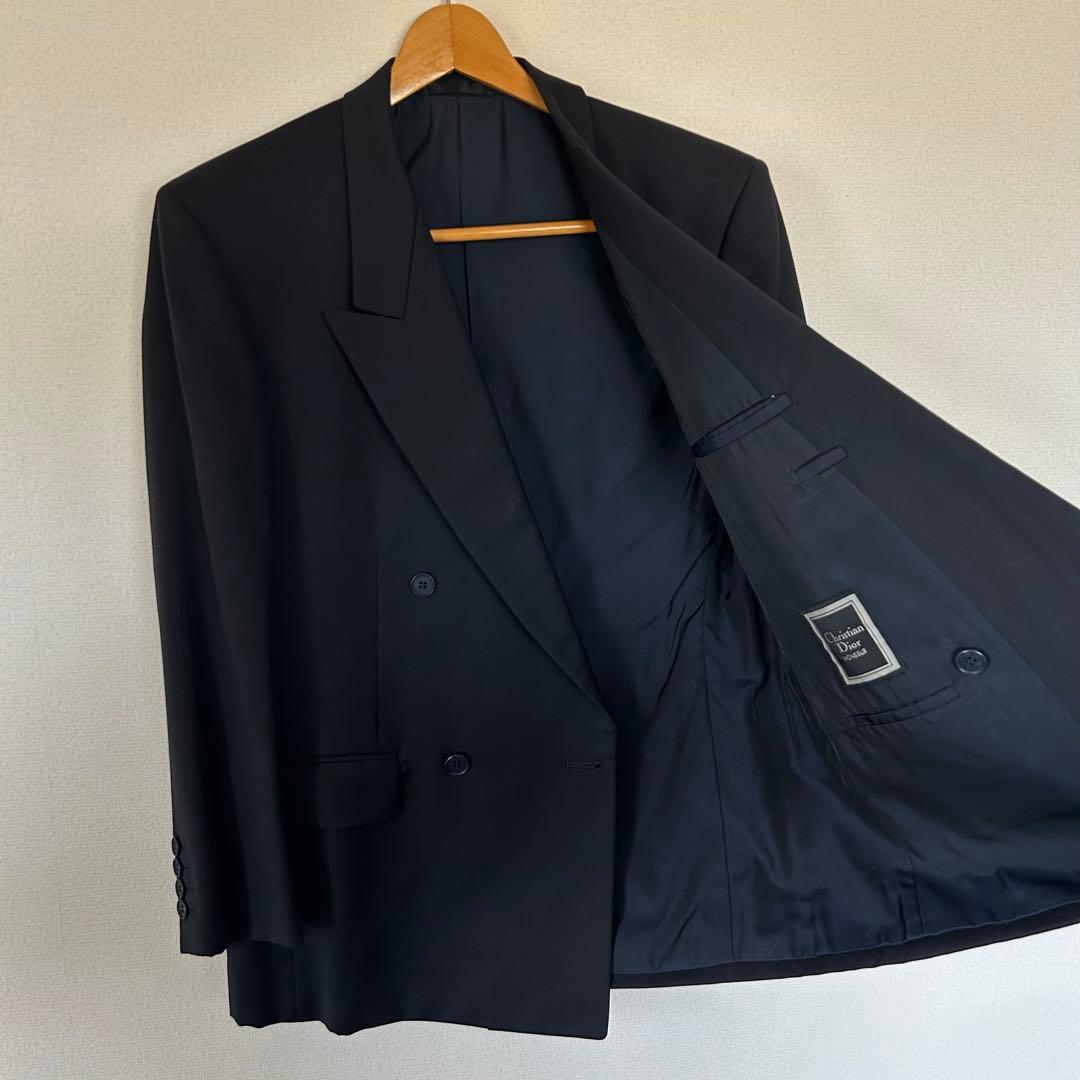 【希少】クリスチャンディオール ムッシュ 90s ダブルブレスト セットアップ