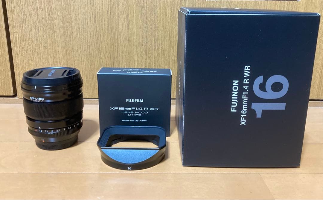 富士フイルムXF16MMF1.4 R WR 角型レンズフード付