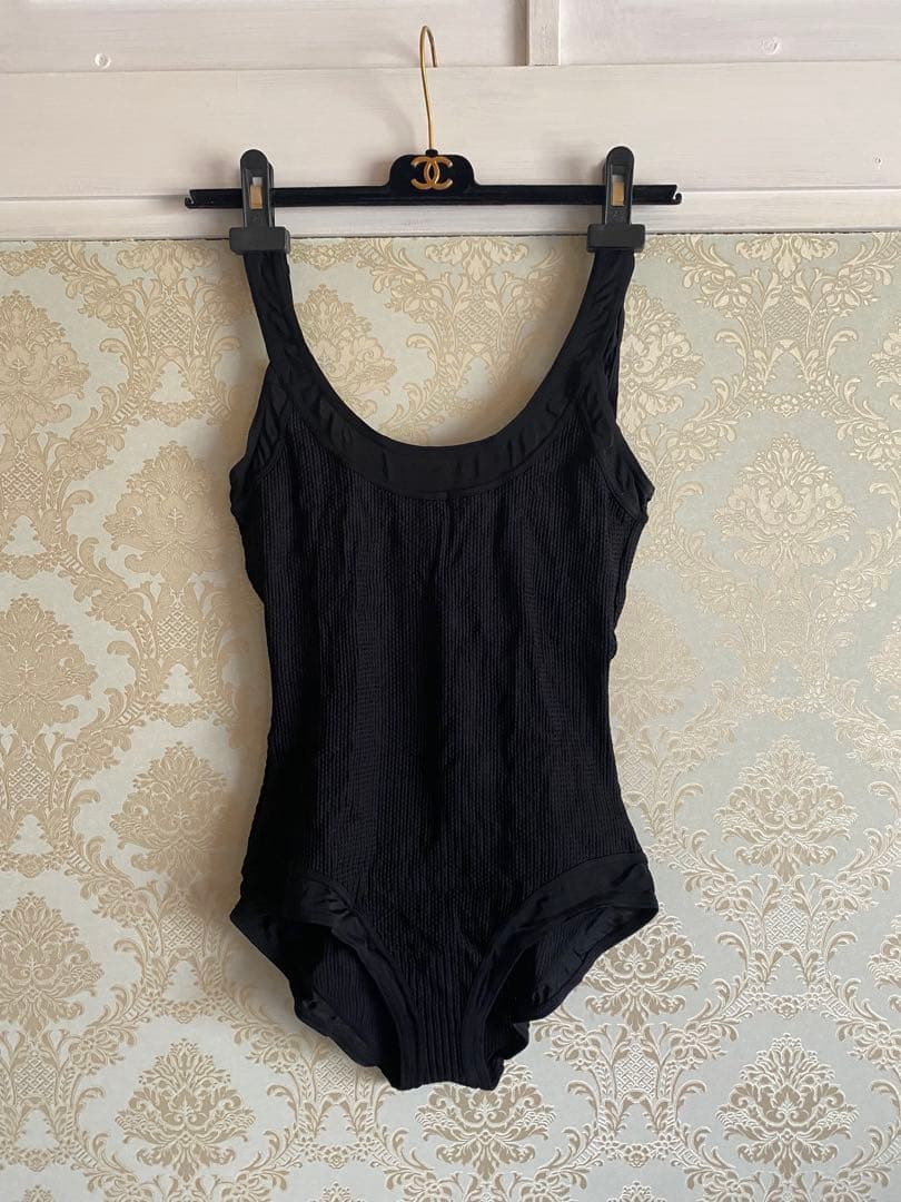 【CHANEL】SwimSuit 水着 38 BLACK