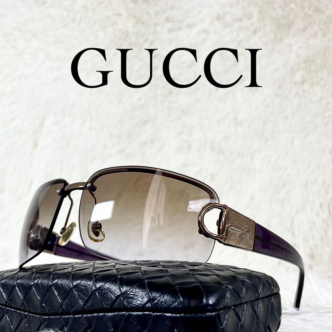 GUCCI　ホースビット　サングラス　2766　ブラウンレンズ　ゴールドフレーム