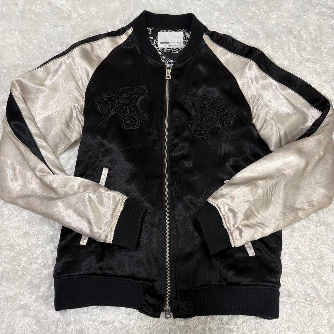 ナンバーナイン　ステュディオス　限定 別注 虎　刺繍　スカジャン　ジャケット