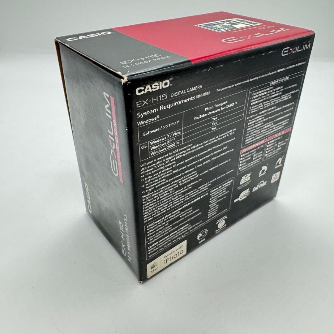 CASIO EXILIM ex-h15 シルバー コンパクトデジタルカメラ