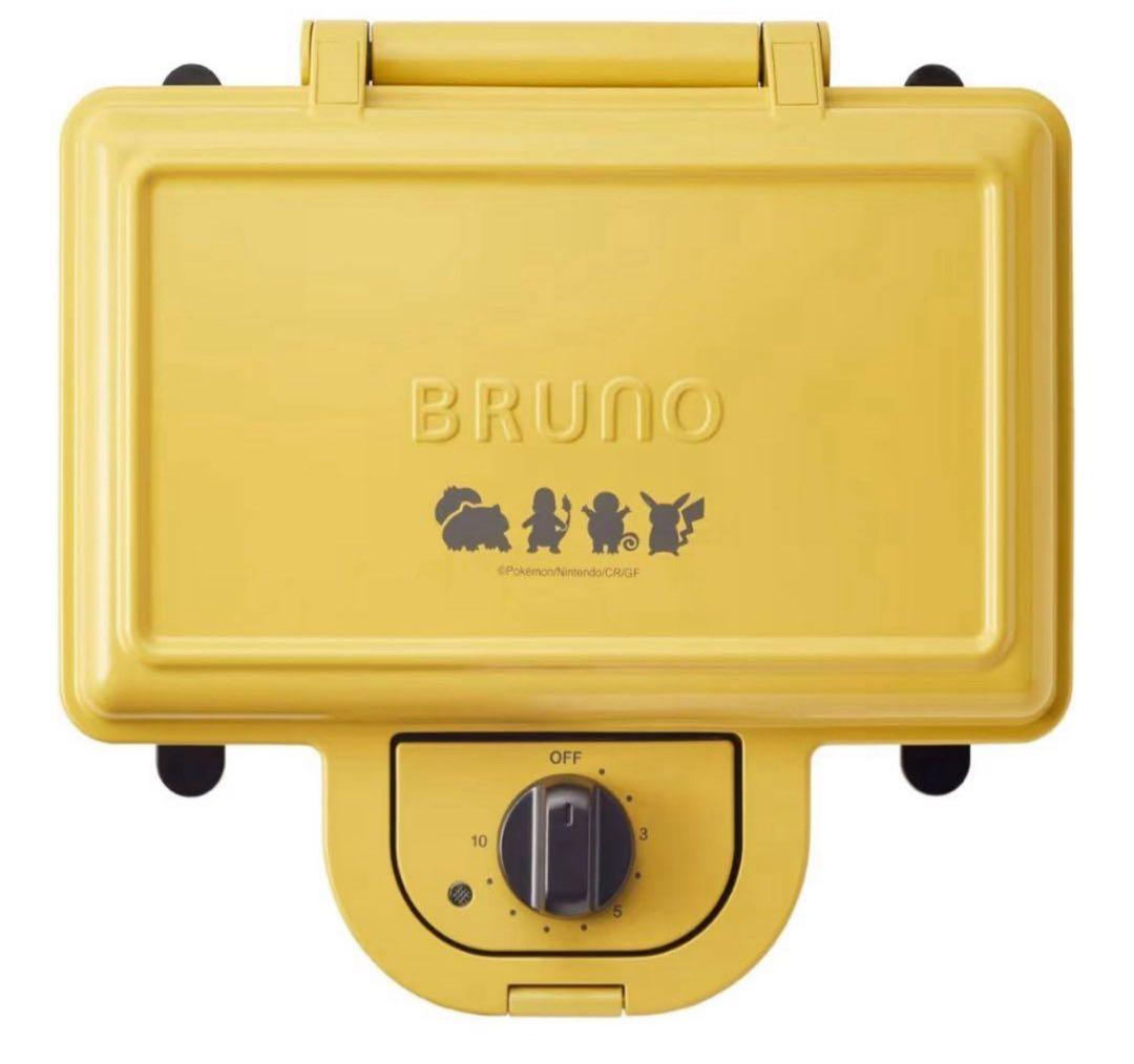 新品 BRUNO ポケモン ホットサンドメーカー ダブル