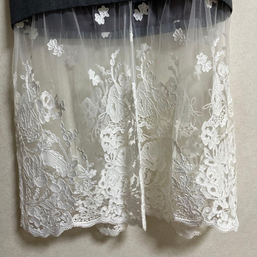 イエナ チュールレースノースリーブベスト