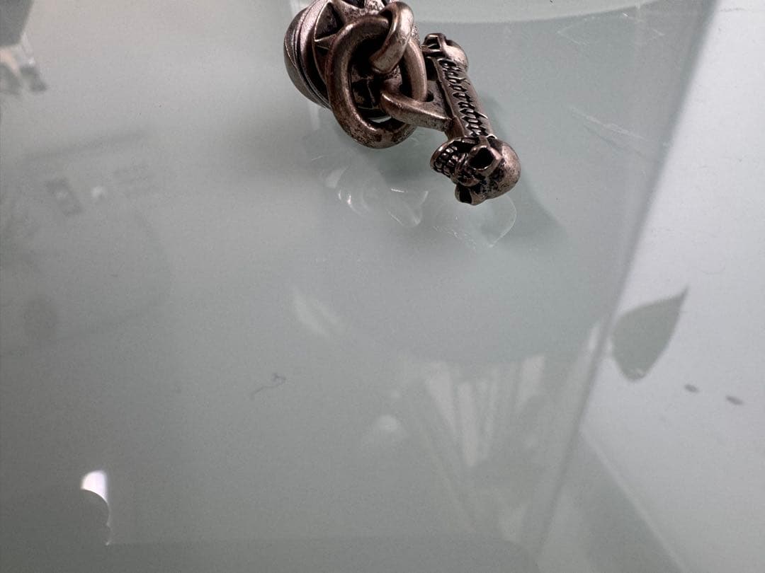 SilverスカルウォレットTバー②