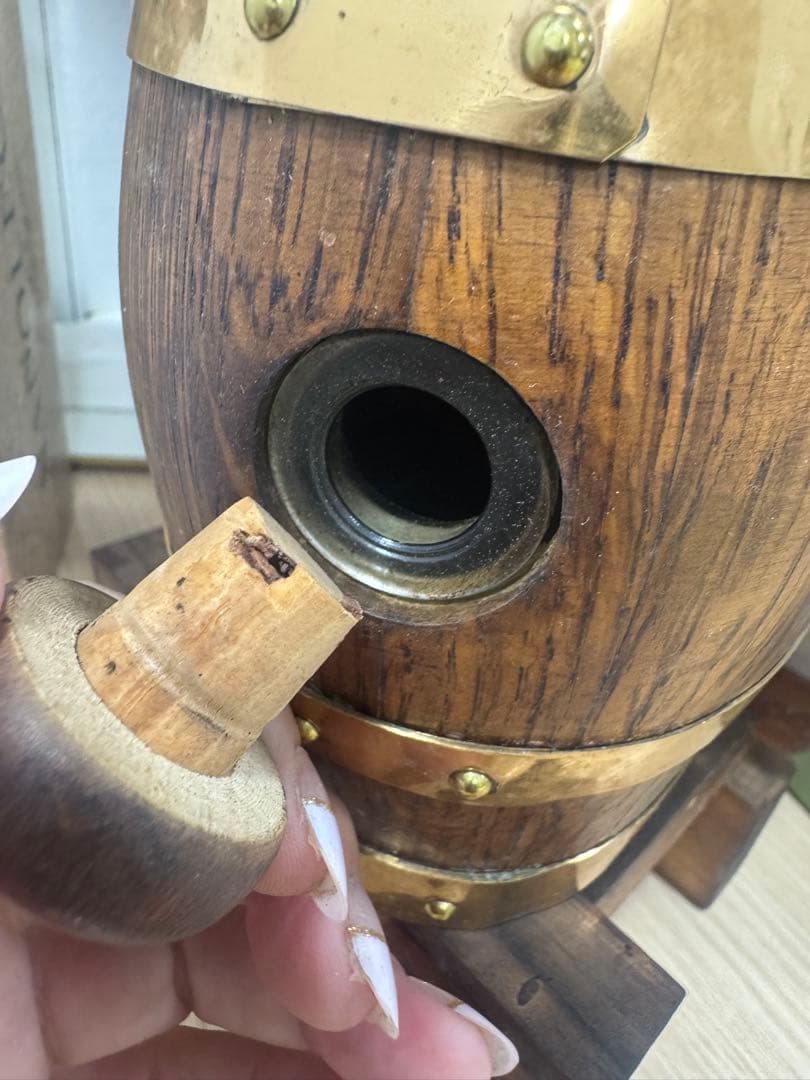 SALIGNAC ブランデー 木製樽型容器セット