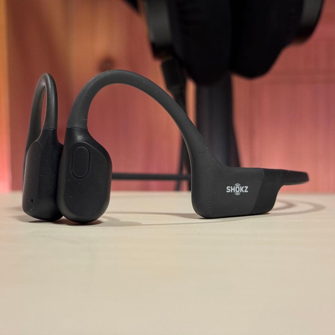 Shokz ショックス OpenRun オープンラン 骨伝導イヤホン ブラック