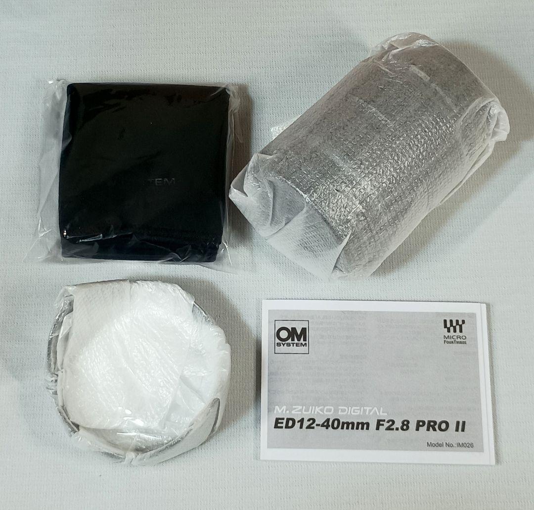 新品 OM ED 12-40ｍｍ F2.8 PRO II 25/7購入 送料無料