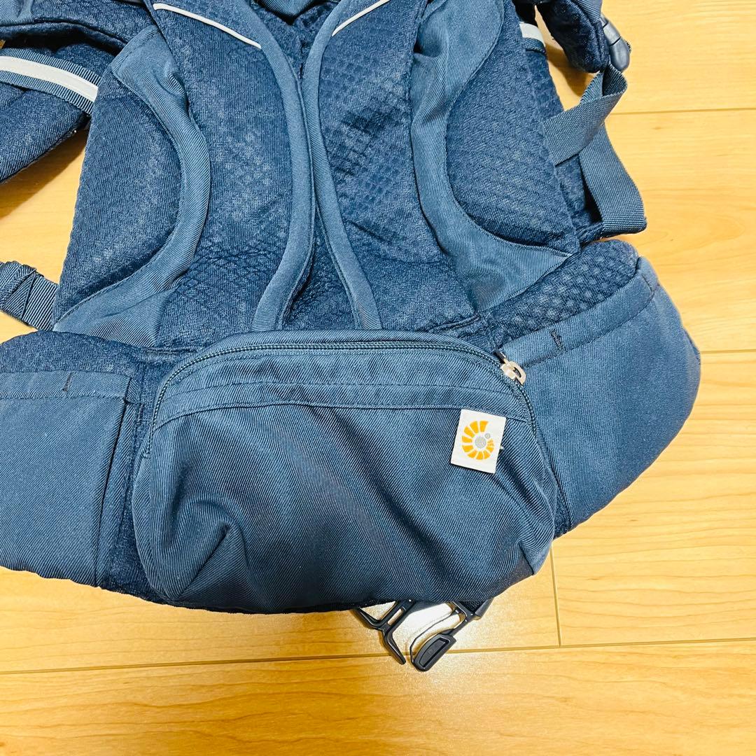 【美品✨】エルゴ　オムニブリーズergobaby ミッドナイトブルー 抱っこ紐